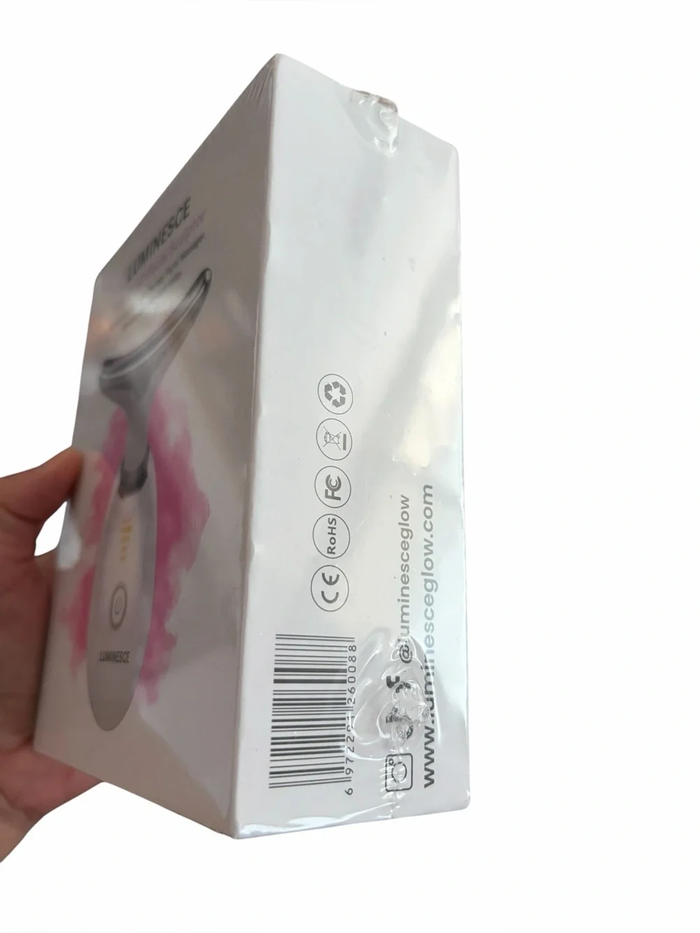 LUMINESCE New White 7-in-1 LED Facial Sculptor Light New in box sealed